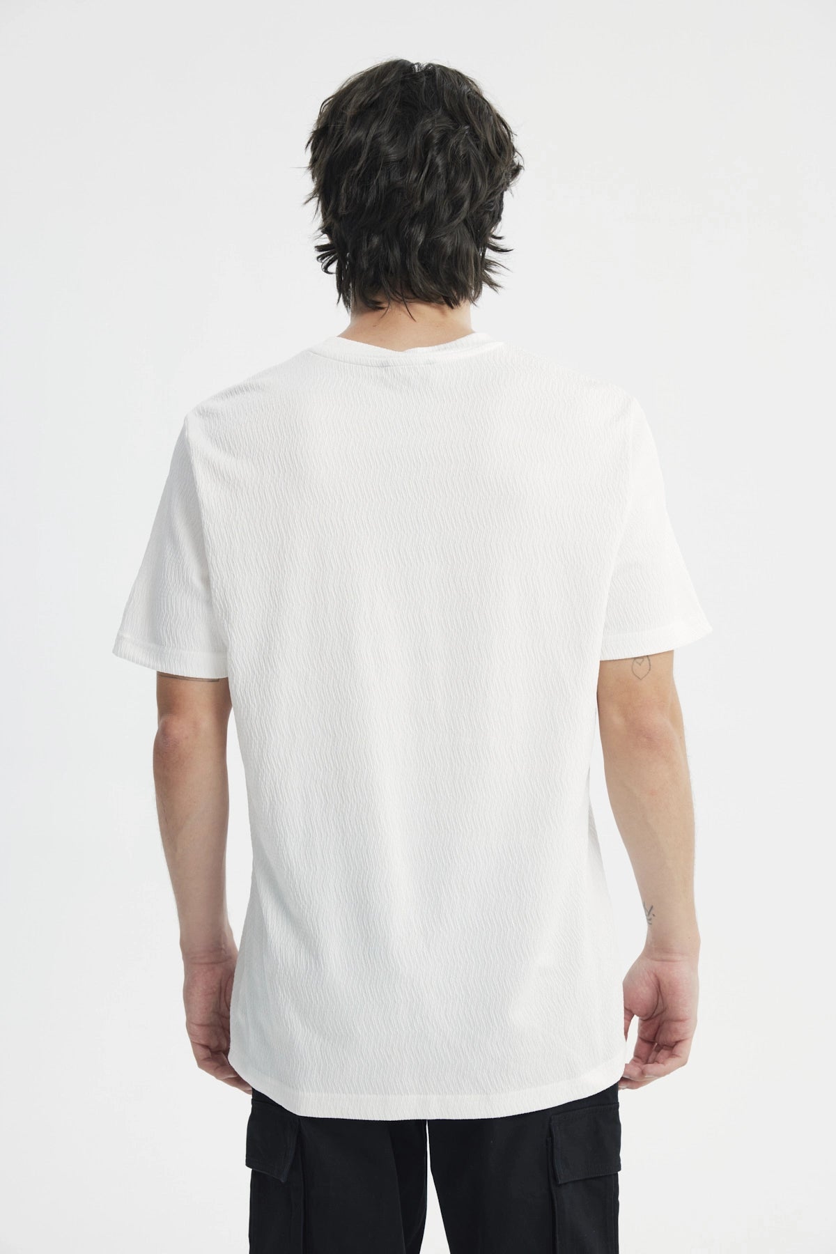 Polera Hombre Regular Blanco