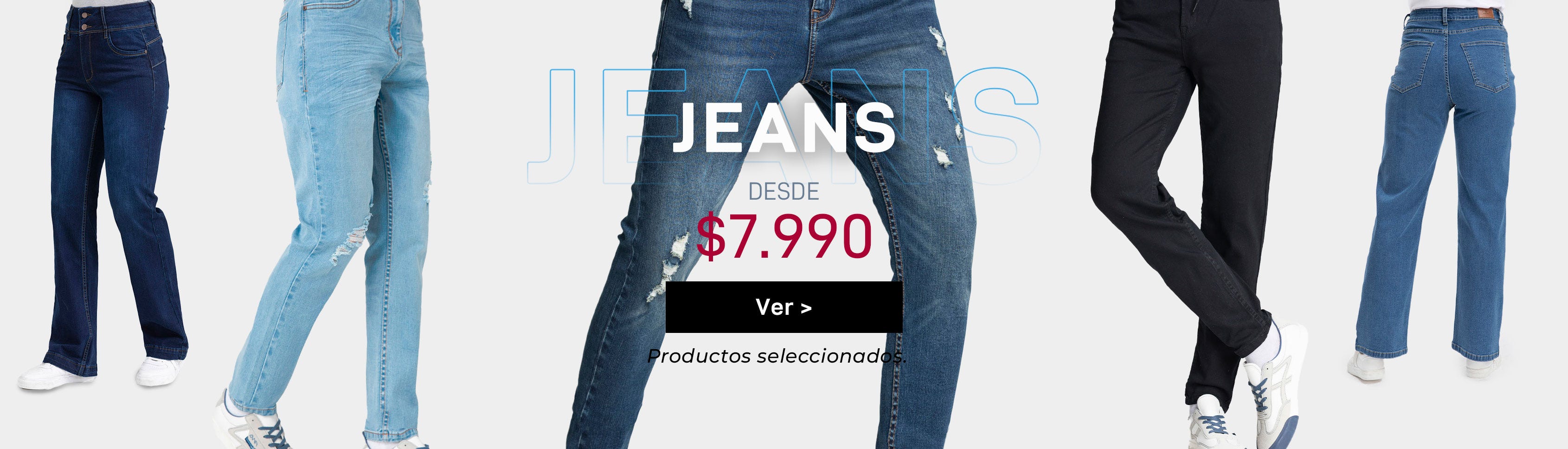 Jeans desde $7.990